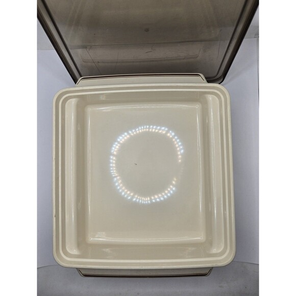 Vintage Litton Ware Conventional Oven Microwave Lidded Cookware 2 set 2 W… - Picture 10 of 13